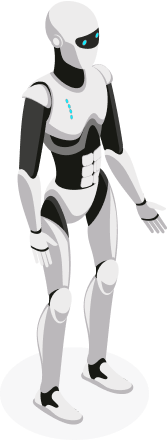 standing humanoid robot